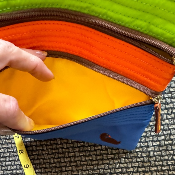 NEW🔥Dooney & Bourke SUMMER North/South😎Crossbody Travel Bag💙🧡💚 Must SEE👀🔥 - Picture 4 of 10